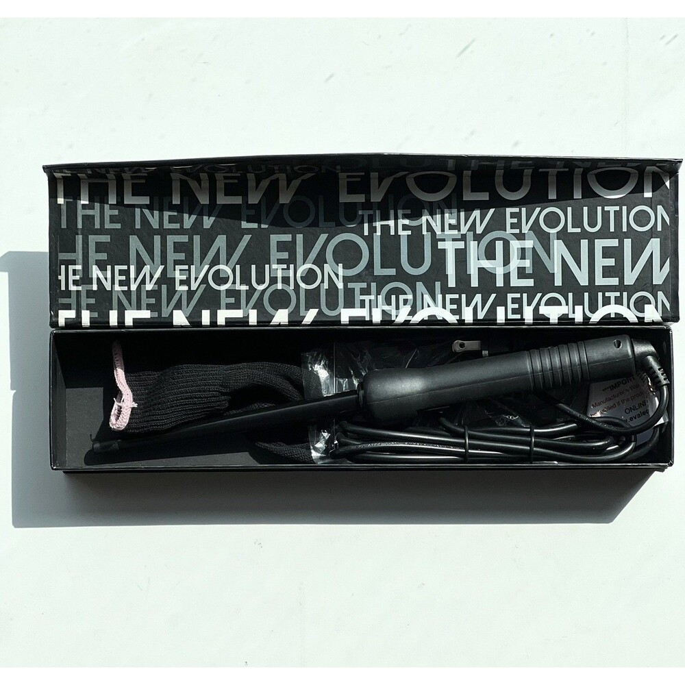 Evalectric 9/18mm Curling Wand Hair Styler Ceramic Adjustable Barrel